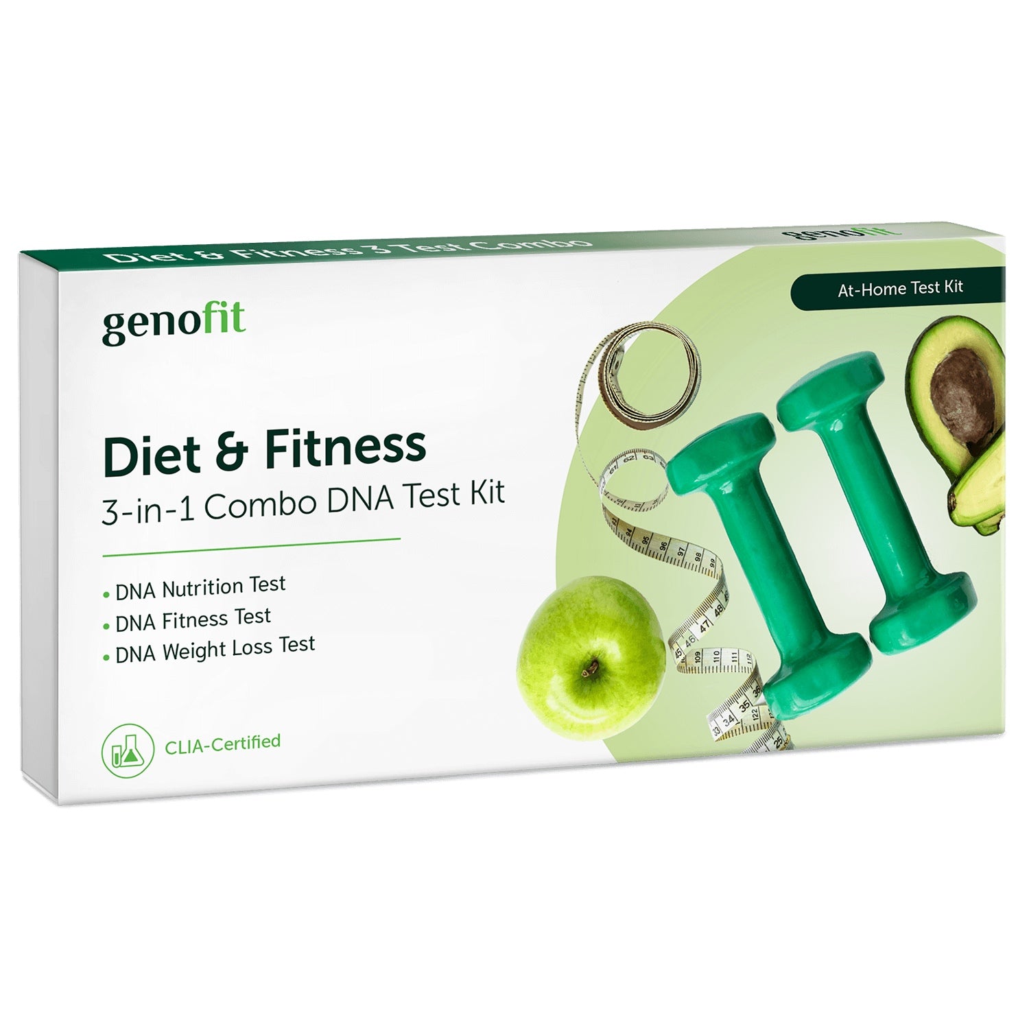 DNA Nutrition & Fitness 3-Test Combo Kit | Genofit